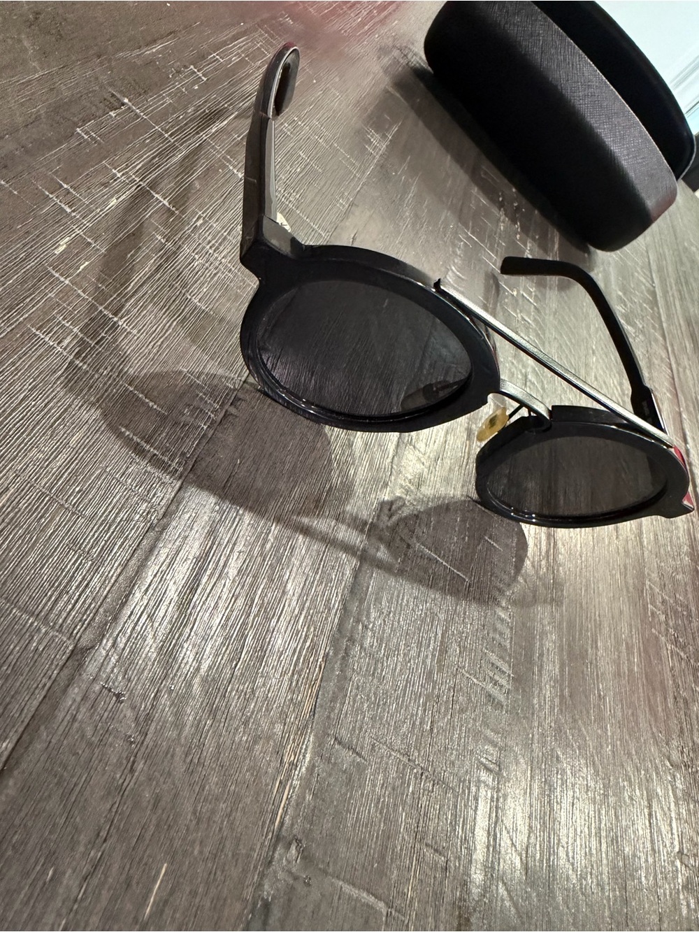 Salvatore Ferragamo Black Sunglasses with Matching Black Case